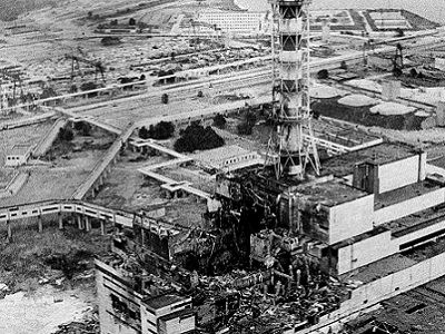 Чернобыльская АЭС после катастрофы. Фото: fototelegraf.ru