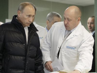 Путин и Пригожин. Фото: Алексей Дружинин / РИА Новости