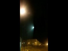 Момент попадания ракеты в украинский 