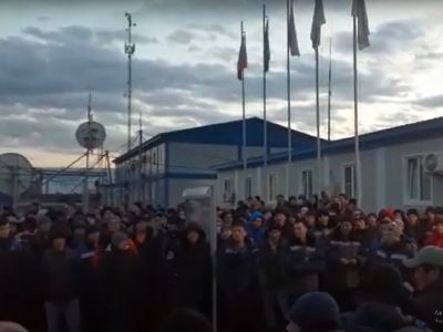 Протест вахтовиков в Якутии. Фото: taigapost.ru