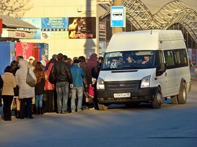 Маршрутка. Фото: Виктор Шамаев, Каспаров.Ru