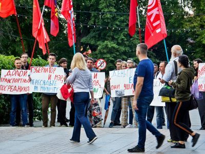 Акция против повышения стоимости проезда. Фото: Александр Воронин, Каспаров.Ru