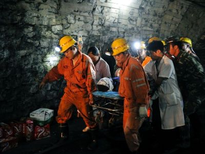 Обвал на шахте. Фото: vladtime.ru