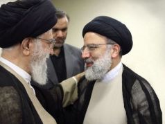 Лидер (рахбар) Ирана Али Хаменеи и глава судебной власти Ибрагим Раиси. Фото: tasnimnews.com